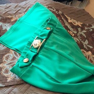 Green slacks